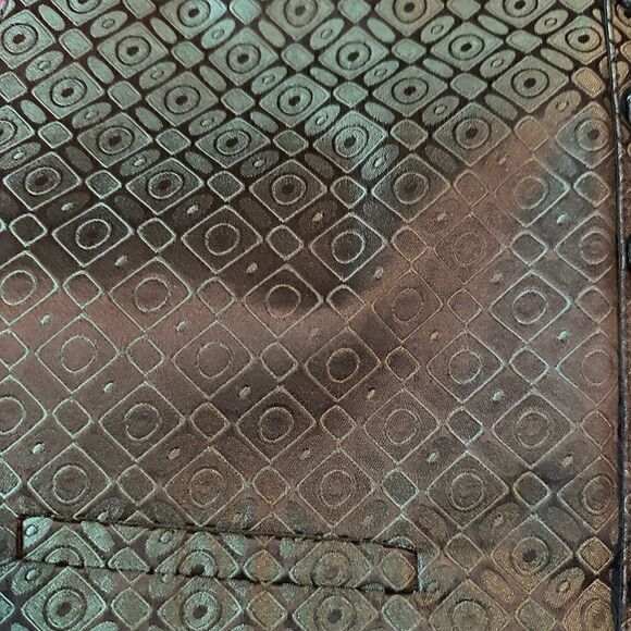 Phillip Stewart tux vest - geometric shapes - med- large - green - Picture 3 of 4